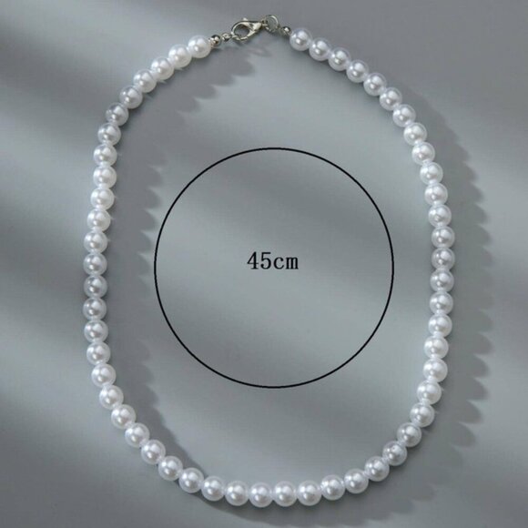 Fresh Water Pearl Necklace with 925 Sterling Silver Clasp - Picture 4 of 4